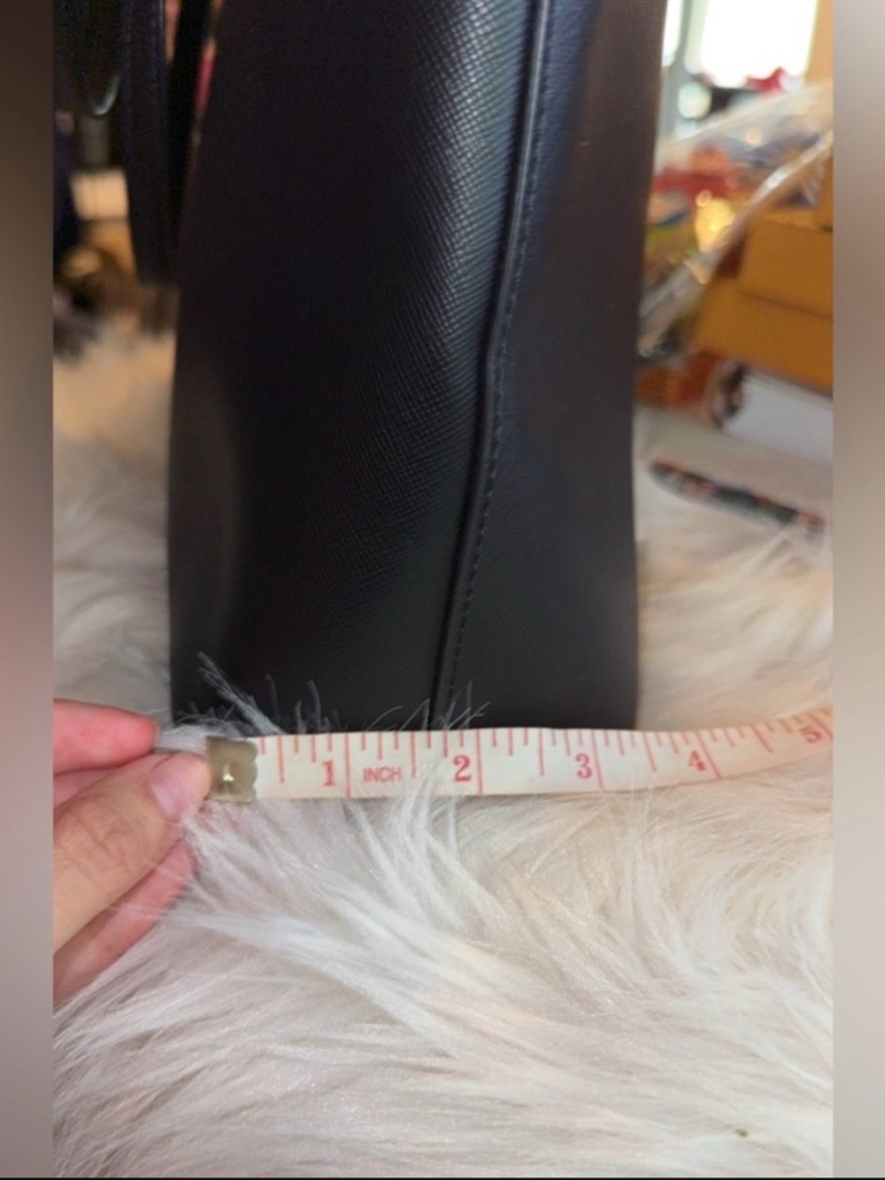 kate spade Black Saffiano Tote with Logo Tag - Picture 7 of 7